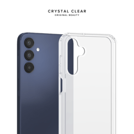 Coque hybride invisible fabriquée à 83 % de plastique recyclé pour Samsung Galaxy A15 5G 2023, transparente