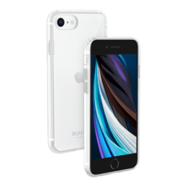 Coque antibactérienne hybride invisible pour iPhone 6/6s/7/8/SE 2020/SE 2022, Transparente