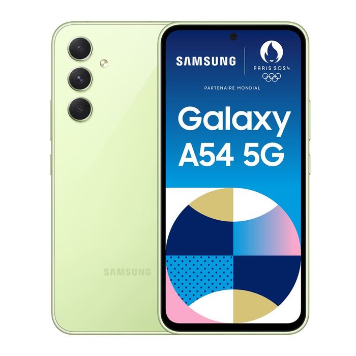 Galaxy A54 5G reconditionn&eacute; 128 Go, Vert, d&eacute;bloqu&eacute;
