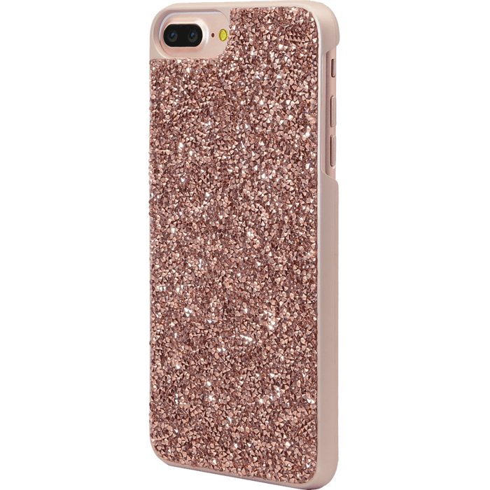 Étui en strass Bling pour Apple iPhone 6 Plus / 6s Plus / 7 Plus / 8 Plus, Rose Gold
