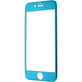 Protection d'&eacute;cran en Alliage de Titane et verre tremp&eacute; pour Apple iPhone 6/6s, Bleu