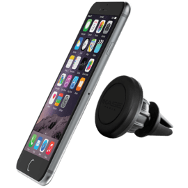 Support T&eacute;l&eacute;phone Voiture Magn&eacute;tique &agrave; Grille d'a&eacute;ration (Rotation de 360&deg;)