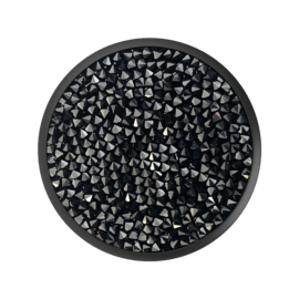 PopSockets PopGrip, Cristal Noir de Jais Swarovski