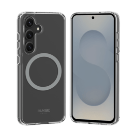 Coque antichoc magn&eacute;tique invisible Fabriqu&eacute; Avec du 75% Plastique Recycl&eacute; pour Samsung Galaxy S25 5G, Transparente