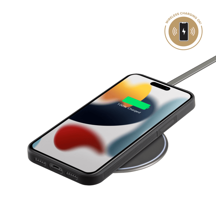 Etui & Coque robuste magn&eacute;tique 2-en-1 pour Apple iPhone 14 Pro, Noir Onyx