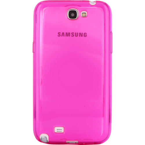 Coque pour Samsung Galaxy Note 2, silicone Rose