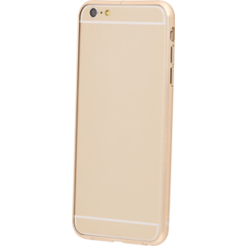 Bumper arrondi m&eacute;tallique pour Apple iPhone 6 (4.7 pouces), Or lisse