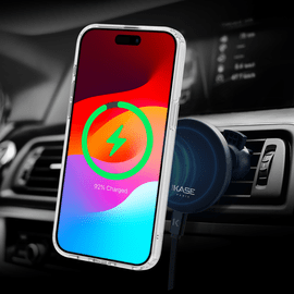 Coque antibact&eacute;rienne antichoc magn&eacute;tique invisible Fabriqu&eacute; Avec du 75% Plastique Recycl&eacute; pour Apple iPhone 15 Pro Max, Transparente