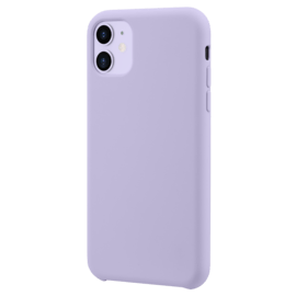 Coque en Gel de Silicone Doux pour Apple iPhone 11, Violet Lilas