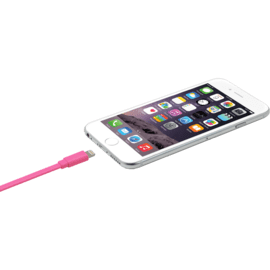 C&acirc;ble Lightning certifi&eacute; MFi Apple Charge Speed 2.4A charge/ sync (1M), Rose Bonbon