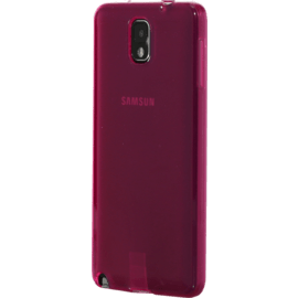 Coque pour Samsung Galaxy Note 3, silicone Rose Transparent