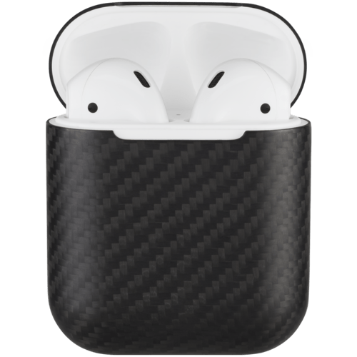 O) Coque Apple AirPods en fibre de carbone véritable Apple