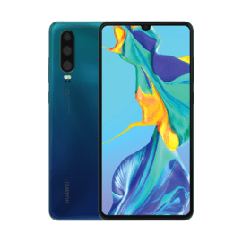 P30 reconditionn&eacute; 128 Go, Bleu Aurore, d&eacute;bloqu&eacute;