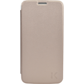 Coque clapet transparent pour Samsung Galaxy S6 Edge, Platine