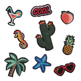 Case Tropicana Embroidered Stickers