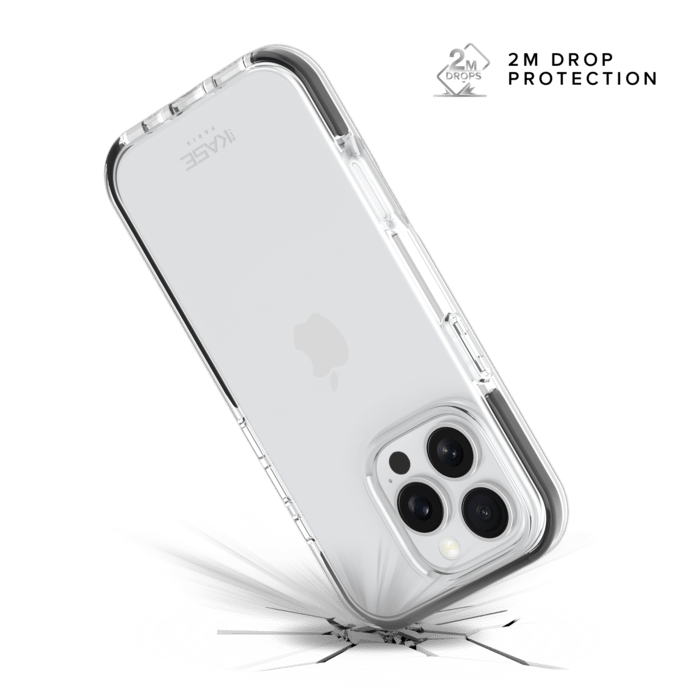 Coque Sport mesh pour 60% de plastique recycl&eacute; Apple iPhone 16 Pro Max, Noir