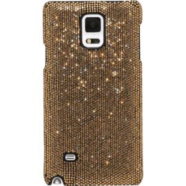 Coque pour Samsung Galaxy Note 4, Strass Dor&eacute;