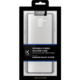 Coque hybride invisible pour Samsung Galaxy J6 2018, Transparente