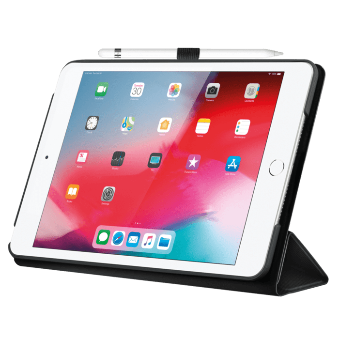Coque clapet folio slim fit avec porte-stylo Pour Apple iPad mini 4 / 5th g&eacute;n&eacute;ration