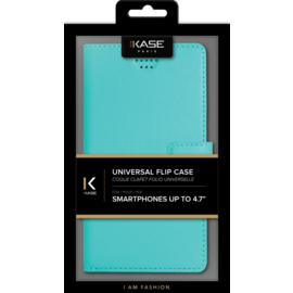 Coque clapet Universelle pour Smartphone (jusqu &agrave; 4.7 pouce), Turquoise