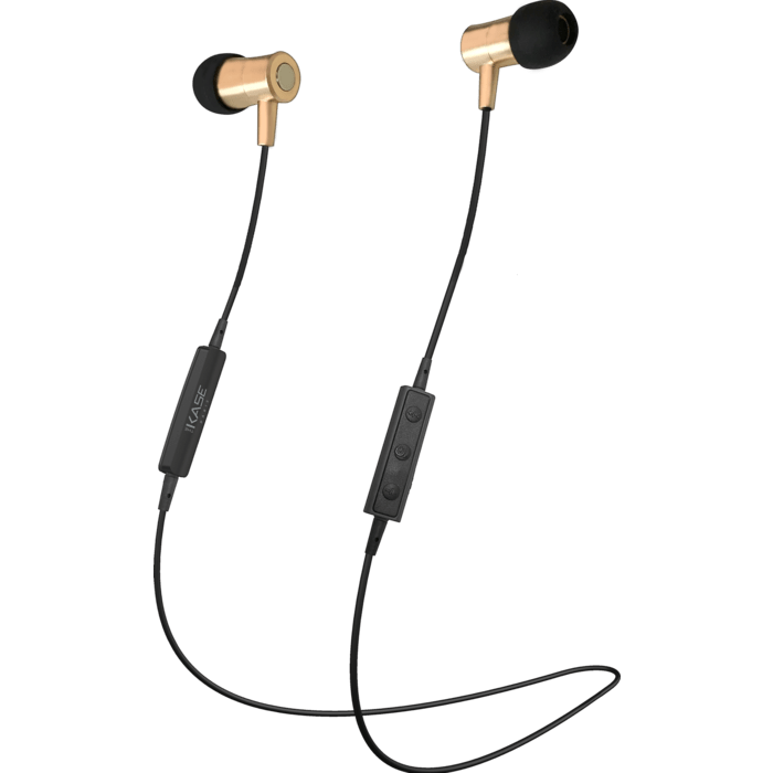 Magnetic Noise-isolating Wireless In-ear Headphone, Champagne Gold