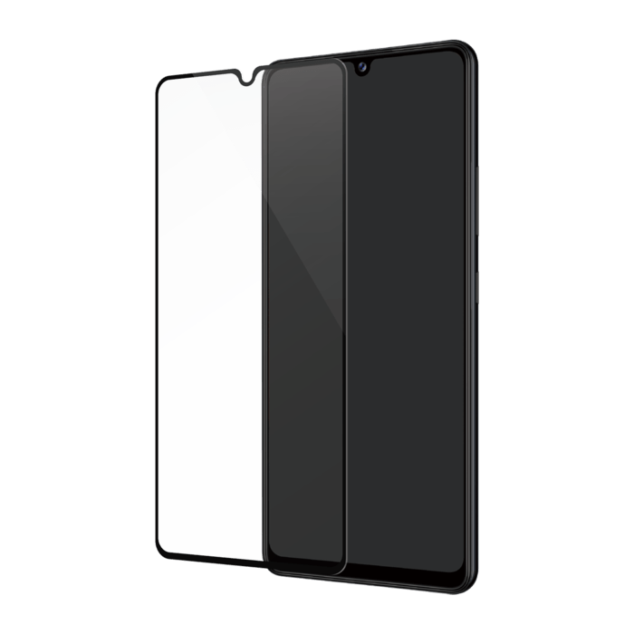 Protection d'écran en verre trempé (100% de surface couverte) pour Samsung Galaxy A42 5G, Noir