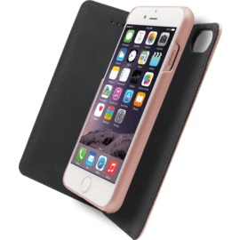 &Eacute;tui et Coque slim magn&eacute;tique 2-en-1 pour Apple iPhone 6/6s/7/8/SE 2020, Or Rose