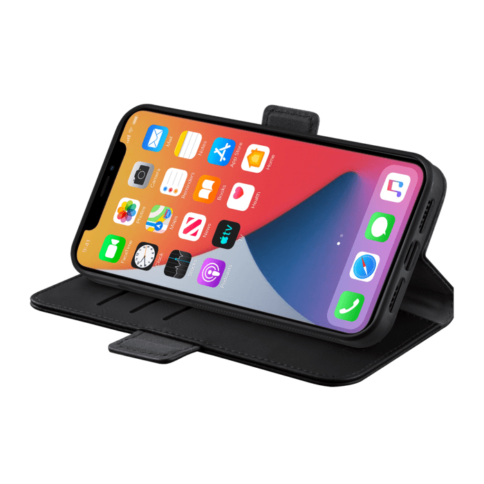Etui & Coque robuste magn&eacute;tique 2-en-1 pour iPhone Apple 12 Pro Max, Noir Onyx
