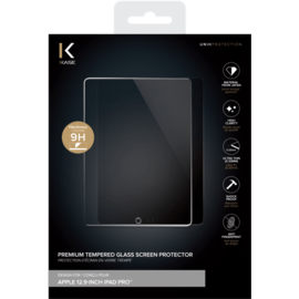Protection d'&eacute;cran premium en verre tremp&eacute; pour Apple iPad Pro 12.9-inch, Transparent