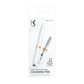 Stylo de nettoyage multifonction 4-en-1, Blanc Lumineux