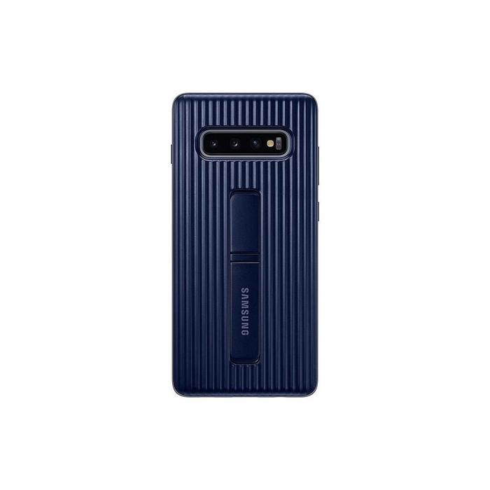 Coque renforc&eacute;e avec fonction Stand Noir pour Galaxy S10+