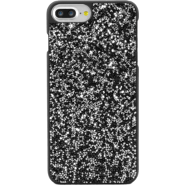 Case Rhinestone Bling case for Apple iPhone 6 Plus/ 6s Plus/ 7 Plus/8 Plus, Midnight Black & Silver