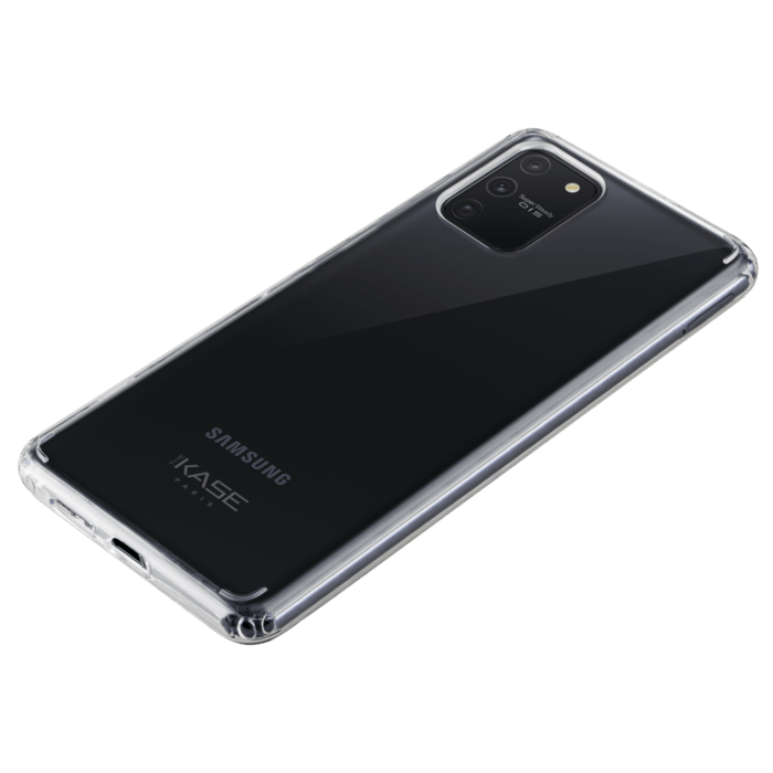 Coque hybride invisible pour Samsung Galaxy S10 Lite, Transparente