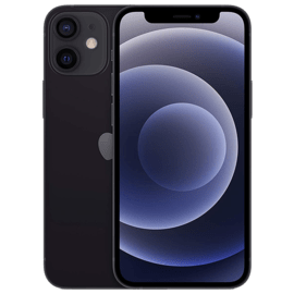 Case iPhone 12 Mini reconditionn&eacute; 64 Go, Noir, SANS FACE ID, d&eacute;bloqu&eacute;