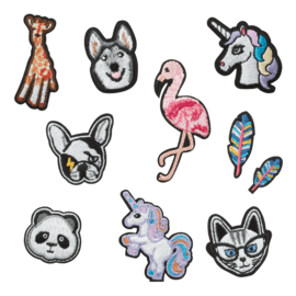 Case Animalista Embroidered Stickers