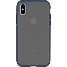 Case Coque Peach Garden Bi mati&egrave;re Dos fum&eacute; pour IPHONE 6+ / 6S+ / 7+ / 8+ BLEUE