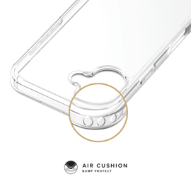 Coque hybride invisible fabriqu&eacute;e &agrave; 83 % de plastique recycl&eacute; pour Apple iPhone 17, transparente