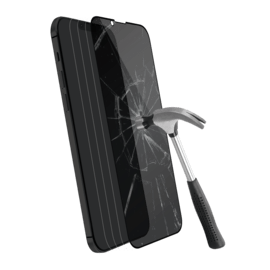 Protection d'écran Privée en verre trempé (100% de surface couverte) pour Apple iPhone 13 Pro Max/ 14 Plus, Noir