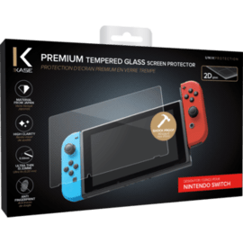 Protection d'&eacute;cran premium en verre tremp&eacute; pour Nintendo Switch, Transparent