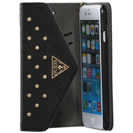 (P) Guess Pochette Clout&eacute;e pour Apple iPhone 6/6s, Noir