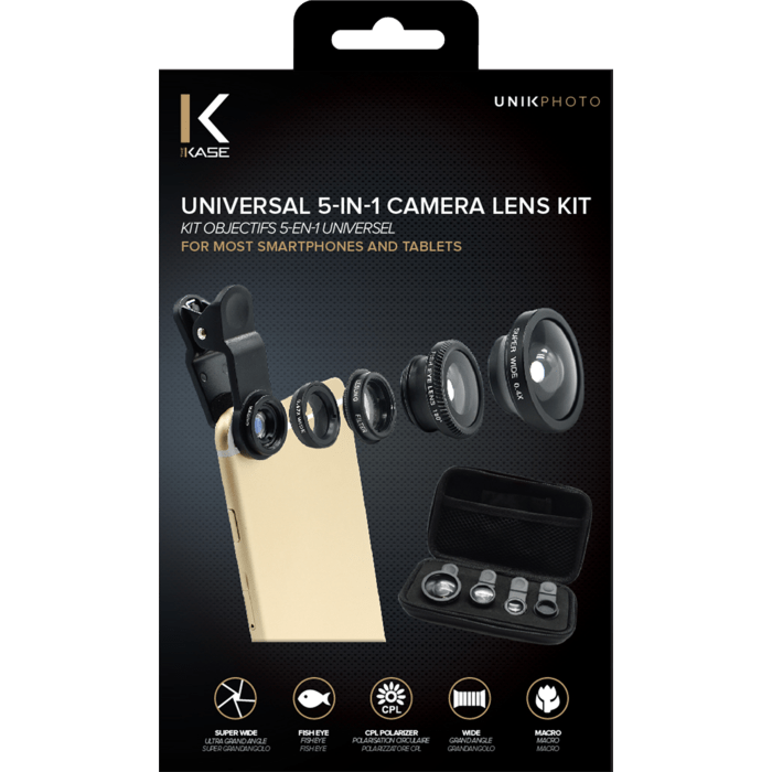 Universal 5-in-1 Camera Lens Kit