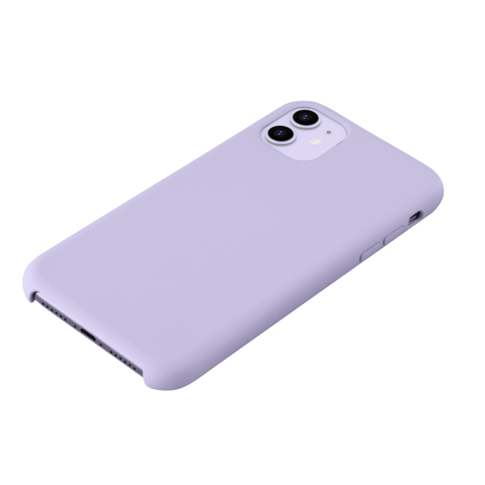 Coque en Gel de Silicone Doux pour Apple iPhone 11, Violet Lilas