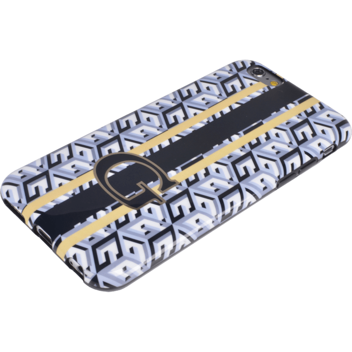 Guess G-Cube Coque pour Apple iPhone 6/6s, Noir