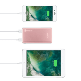 Batterie externe PowerHouse ultra slim GEN 2.0 10 000mAh (37Wh), Or rose