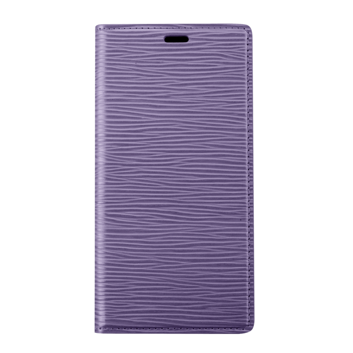 Diarycase 2.0 Custodia a portafoglio in vera pelle con supporto magnetico per Apple iPhone 13, Lilla Viola