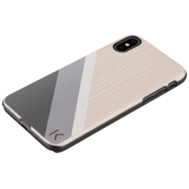 Ash Wood Case for Apple iPhone X/XS, Forest Green