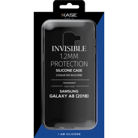Custodia slim invisibile per Samsung Galaxy A8 (2018) 1.2mm, trasparente
