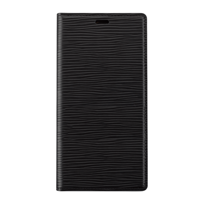 Diarycase 2.0 Coque clapet en cuir v&eacute;ritable avec support aimant&eacute; pour Apple iPhone 14 Pro Max, Noir Minuit