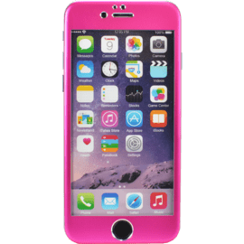 Protection d'&eacute;cran en Alliage de Titane et verre tremp&eacute; pour Apple iPhone 6/6s, Rose