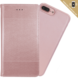 Case 2-in-1 GEN 2.0 Magnetic Slim Wallet & Case for Apple iPhone 6 Plus/6s Plus/7 Plus/8 Plus, Rose Gold